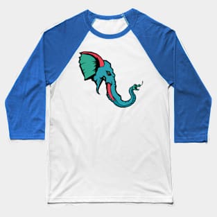 Elephant transformed, trunk becomes serpent's graceful form Baseball T-Shirt